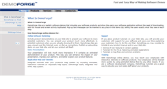 Desktop Screenshot of demoforge.com