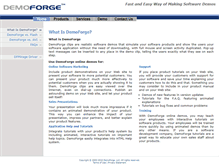Tablet Screenshot of demoforge.com